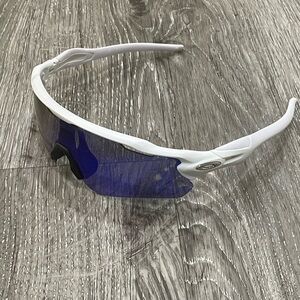Oakley White and Blue Sports Glasses